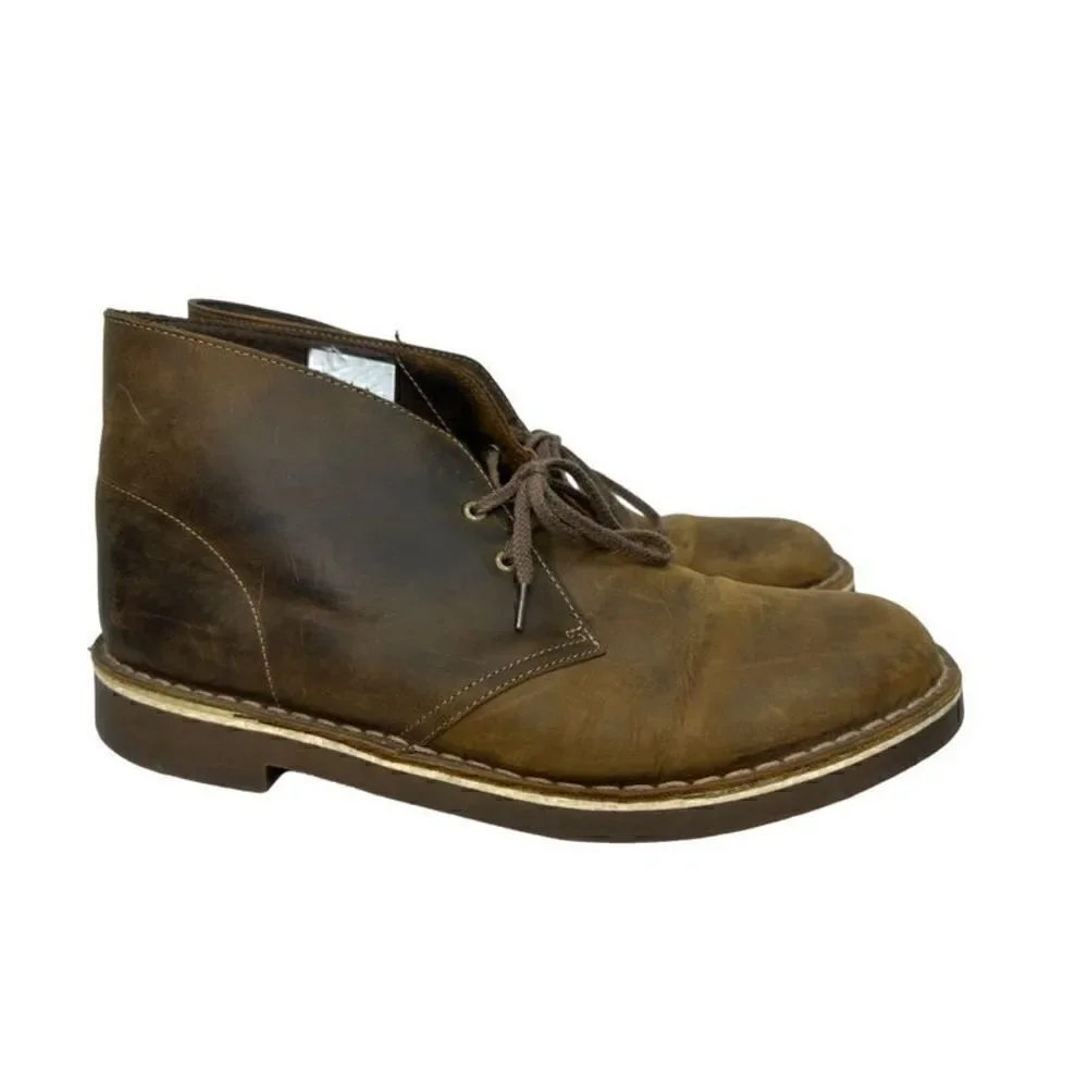 Clark’s Chukka Desert Brown Leather Boots 15522 Size 11